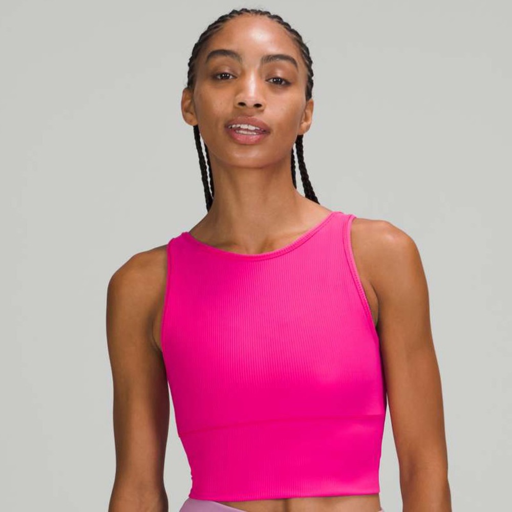 Lululemon Sonic Pink Power Pivot Tank Top